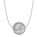 Savlano 925 Sterling Silver Italian Solid 1.6MM Figaro Adjustable Bolo 14-24 Inch Chain Necklace For Women - Made in Italy Comes With a Gift Box - style: Silver
