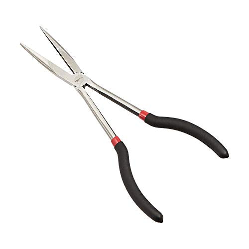 Amazon Basics Extra Long Reach Needle Nose Pliers Tool Set for Narrow Spaces, Versatile, 3-Piece, Black