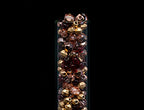1.8 oz (50g, Approx. 1220 pcs) Mix of Faceted Fire Polished Pressed Czech Glass Beads, Sparkling Shiny Mix BCV - color: Mix 02 Red Gold, size: 50 g