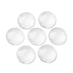 Craftdady 200Pcs Transparent Clear Glass Cabochons 17.5-18mm Flat Back Half Round Dome Tiles for Photo Pendant Jewelry Craft Making - color: Transparent Clear, size: 18mm Round