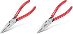 ARROW 8" High Leverage Needle Nose Pliers with Side Cutters, Long Nose Pliers for Gripping, Wire Bending, Cutting (Pack of 2) - size: 8 INCH (Pack of 2)