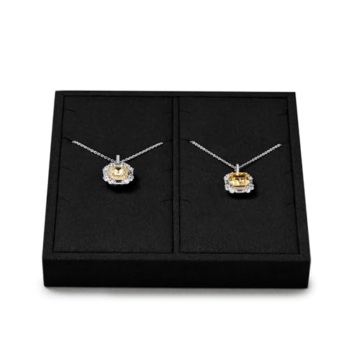 Oirlv Microfiber Jewelry Pendant Display Tray Dresser Modular Jewelry Tray - style: P13704