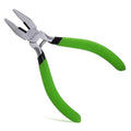 Mini Lineman's Pliers Combination Pliers with Cutter 5 Inch Wire Cutting Pliers Serrated Jaw Micro Linesman Plier for Twisting and Cutting Wires Clamping Screws Jewelry Making - style: Linemans Pliers