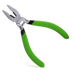 Mini Lineman's Pliers Combination Pliers with Cutter 5 Inch Wire Cutting Pliers Serrated Jaw Micro Linesman Plier for Twisting and Cutting Wires Clamping Screws Jewelry Making - style: Linemans Pliers