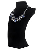 Polmart H4 Necklace Display Bust (Black Velvet, 13 ½”H)