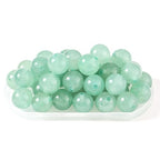 100Pcs Natural Stone 6mm Green Aventurine Round Loose Gemstone Energy Healing Beads Hole Size 1mm DIY Smooth Beads for Bracelet Necklace Earrings Jewelry Making - color: Green Aventurine, size: 6mm
