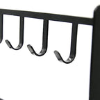 LXZ 1 PC Tabletop Hook Rack – Jewelry Stand Holder – Black Hangers for Necklaces Keys Brace laces Ear Rings - color: Black
