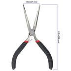 10 PCS 6 Inch Extra Long Needle Nose Pliers, Mini Precision Jewelry Pliers with Comfort Grip, Needle Nose Pliers for Jewelry Making, Repair, Crafts - size: 6 Inch 10 PCS