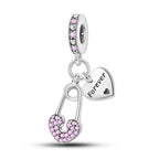 LAZA Charms for Bracelets 925 Sterling Silver Butterfly Summer Travel Ocean Lucky Charm Beads Pendant Jewelry for Women Mom - color: Forever Love