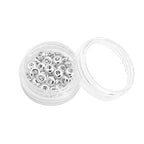BEADIA Silver Plated Roudelle Spacer Beads 5x1.8mm 50pcs for Jewelry Making Findings Non Tarnish - color: Silver, size: 5x1.8mm Roudelle