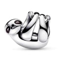 S925 Bead Dangle Charms for Bracelets Necklaces, Compatible with Pandora, Jewelry Making - style: Hanging Sloth Charm Silver