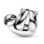 S925 Bead Dangle Charms for Bracelets Necklaces, Compatible with Pandora, Jewelry Making - style: Hanging Sloth Charm Silver