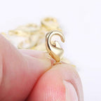 Wholesale Pack- Gold Plated 50 PCS 9mm Small Lobster Clasps and 100 PCS 4mm Open Jump Rings for Jewelry Making & Finding