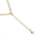 BEADIA 14K Gold Plated Extender Chains 75mm 20pcs Smooth Heart Extension Tail Chains for Jewelry Making Findings - color: Smooth Heart