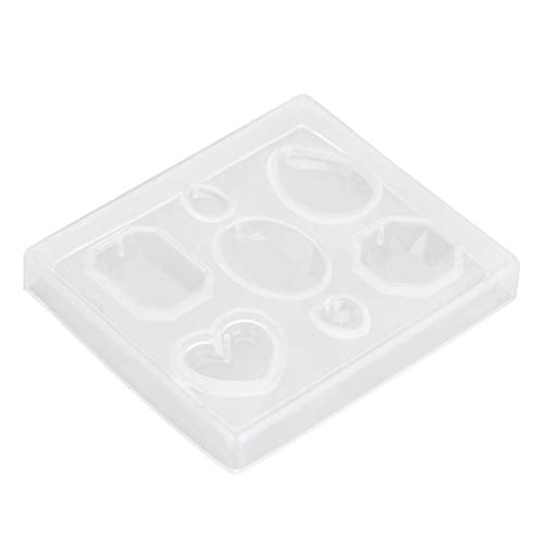 Resin Silicone Clearance, Faceted Clear Silicone for Jewelry Craft Making