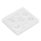 Resin Silicone Clearance, Faceted Clear Silicone for Jewelry Craft Making