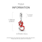 LAZA Charms for Bracelets 925 Sterling Silver Butterfly Summer Travel Ocean Lucky Charm Beads Pendant Jewelry for Women Mom - color: Baby Dragon
