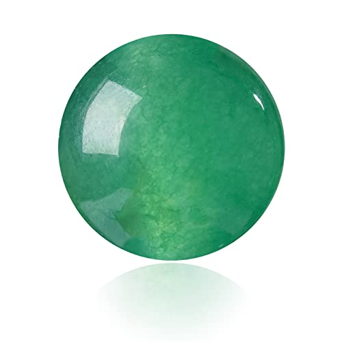 100pcs Natural Stone Round Genuine Loose Smooth Crystal Beads Gemstone for DIY Charm Bracelet Necklace Earring Jewelry Making Accessories - color: Green Aventurine, size: 6MM（100pcs）