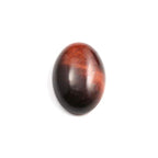 CAB Cabochon Natural Stone Beads for Jewelry Making - Oval, Random Color, Crystal Quartz - Size 13x18 mm, 20 Pieces - size: 13x18mm
