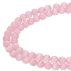 PATIKIL 6 mm Natural Clear Quartz Loose Beads, 2 Strands Crystal Round Stone Strand Beads Gemstone Loose Bead Spacer Beads for Jewelry Making DIY Necklace Bracelet, Pink - color: Pink, size: 6 mm
