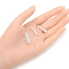 1pc Adabele Authentic 925 Sterling Silver 4 Strands Multi-Strand Slide Lock Tube Clasp Set 25mm Hypoallergenic Nickel Free for DIY Layering Jewelry Making SS188 - color: Sterling Silver, size: 4-Strand Clasp - 1pc