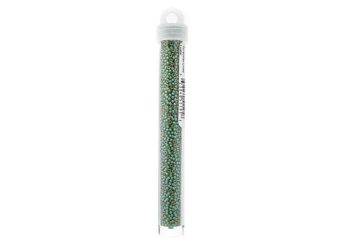 Miyuki Seed Bead 11/0 APX.22g - Lt.Topaz Turquoise Lined Luster Japanese Glass Seed Beads - color: Lt.Topaz Turquoise Lined Luster