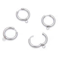 20pcs Adabele 316 Grade Surgical Stainless Steel Hypoallergenic 18.5mm Round Hoop Huggie Earring Hooks Open Ring (Strong 2.5mm Wire Gauge) Earrings Jewelry Making SEF13 - size: 18.5mm huggie (2.5mm wire gauge)