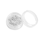 BEADIA Silver Plated Disk Spacer Beads 4x1.5mm 50pcs for Jewelry Making Findings Non Tarnish - color: Silver, size: 4x1.5mm Disk