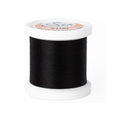 YLI Threads Silk Thread – 100 wt Fine Japanese Silk for Appliqué, EPP, and Quilting - Black - color: Black