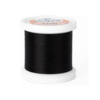 YLI Threads Silk Thread – 100 wt Fine Japanese Silk for Appliqué, EPP, and Quilting - Black - color: Black
