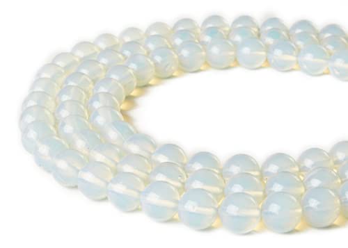 150pcs 6mm Opal Beads Natural Gemstone Beads Round Loose Beads for Jewelry Making - color: Opal, size: 6mm