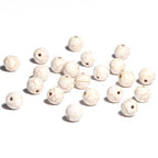 Yochus 45pcs White Turquoises Beads，8mm Healing Power Natural Stone Round Loose Beads for Jewelry Making Earring Necklace DIY Crafts - color: White Turquoises, size: 8mm 45beads