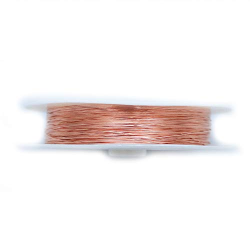 28 Gauge, 99.9% Pure Copper Wire (Round) Dead Soft CDA #110 Made in USA - 1 Ounce (125FT) by CRAFT WIRE - size: 28 Gauge, style: 1 Ounce