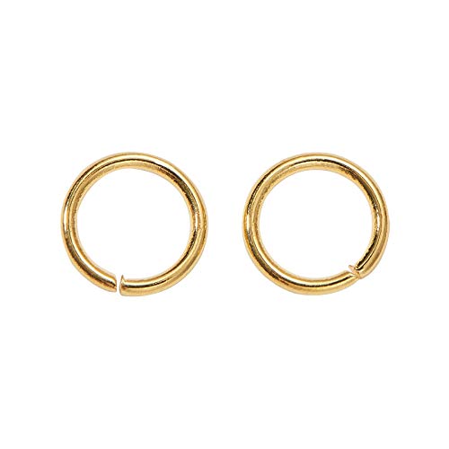 DanLingJewelry 500 pcs 304 Stainless Steel 25 Gauge Open Jump Rings 4mm for Jewelry Making Connectors Jewelry Finding Golden Color - color: 500 pcs - ф4mm δ 0.5mm - Golden