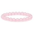 Crystal Vibe 8mm Beaded Bracelets For Women Men - Healing Crystal Bracelet - Adjustable Size - color: Quartz
