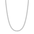 AMITER Stainless Steel Bead Necklace, 3mm/ 4mm/ 5mm/ 6mm/ 8mm Ball Beaded Chain Necklaces for Women & Men - size: 30 Inches, style: 5mm Silver