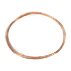 PATIKIL 33 Feet Solid Bare Copper Wire, 32 Gauge 99.9% Pure Copper Wire 0.2mm Soft Beading Wire Metal Plant Stem Ties for Jewelry Craft (10m) - size: 0.2mmx10m