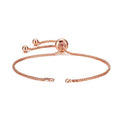 DanLingJewelry 20pcs Adjustable Slider Bracelet Slider Extender Chains with Ball Ends for Jewelry Making DIY 8 Inches(220mm) RG - color: StyleⅡ-20 pcs-Rose Gold
