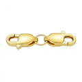 14K Yellow Gold Jewelry Clasp Necklace Extender, Double Lobster Clasp Bracelet Extension Connector for DIY Necklace Bracelet Anklet Jewelry Making, 14K Gold Double Spring Clasp (Style 7) - style: Style 7