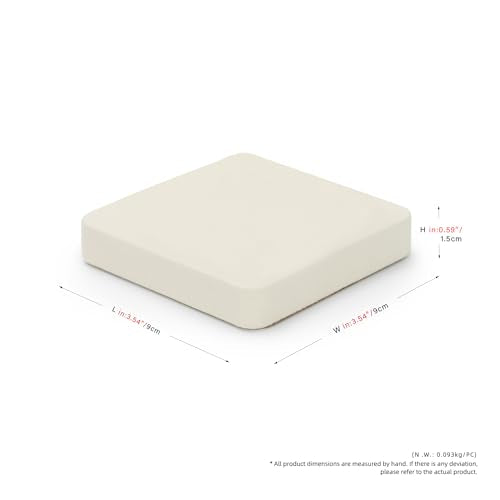 Oirlv Microfiber Square Jewelry Display Base, Compact Showcase Pad for Small Accessories, Part of a Complete Jewelry Display Set - style: TT16404