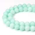 60pcs 6mm Natural Amazonite Gemstone Beads Energy Healing Crystal Round Loose Stone Beads for Jewelry Making, DIY Bracelets Necklaces - color: Amazonite, size: 6mm
