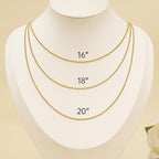 12 Pcs Gold Curb Cuban Chain Bulk for Jewelry Making 18 Inches Stainless Steel Women Men Necklace Adjustable Chain - color: Gold Curb, size: 18 Inches