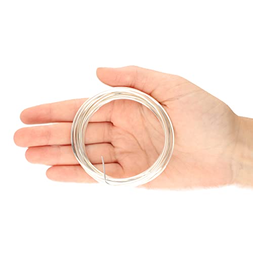 The Beadsmith Square Craft Wire - Medium Temper Beading Wire, Silver Color, 18 Gauge, 4 Yards - color: Silver, size: 18 Gauge, 4 Yard Coil
