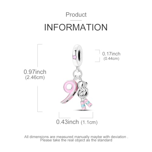 LAZA Charms for Bracelets 925 Sterling Silver Butterfly Summer Travel Ocean Lucky Charm Beads Pendant Jewelry for Women Mom - color: People & Life