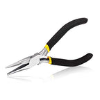 SPEEDWOX Long Nose Pliers 5 Inches Mini Fine Chain Nose Pliers for Hard to Reach Confined Areas Smooth Jaws for Grasping Small Objects Jewelry Making Repairing Beading DIY Tools - size: Long Nose Pliers