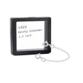 Necklace Extender Sterling Silver for Women 925 Bracelet Safety Security Extension Chain for Dainty Jewelry 2.4" Length - color: silver/2.4"