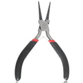 Round Nose Pliers for Jewelry Making 5 Inch Precision Jewelry Pliers Stainless Steel Chain Nose Plier Jewelry-Making-Tools for DIY Crafts Hobby Projects (Black) - color: Black
