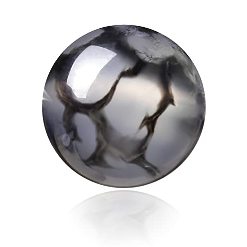 100pcs Natural Stone Round Genuine Loose Smooth Crystal Beads Gemstone for DIY Charm Bracelet Necklace Earring Jewelry Making Accessories - color: Black, size: 10MM(100pcs)