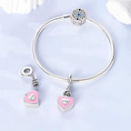 LAZA Charms for Bracelets 925 Sterling Silver Butterfly Summer Travel Ocean Lucky Charm Beads Pendant Jewelry for Women Mom - color: Love Heart