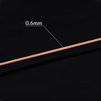 BENECREAT 22 Gauge Bare Copper Wire with Oil Coated, Solid Copper Wire for Jewelry Craft Making, 66-Feet/22-Yard - color: Oil Coated Bare Copper Wire, size: 22-Gauge(66-Feet/22-Yard)